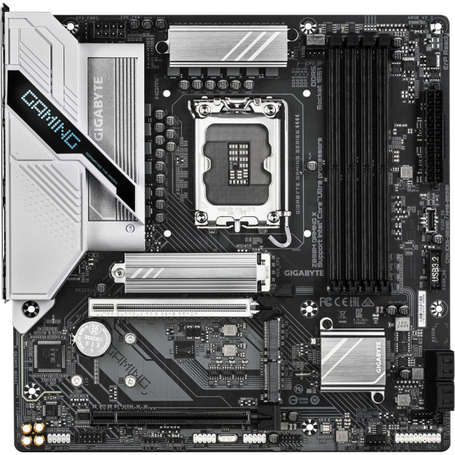 Mатеринська плата s1851 Intel Z890 2xDP/HDMI  3xM.2 2.5GbE LAN mATX GIGABYTE Z890M GAMING X