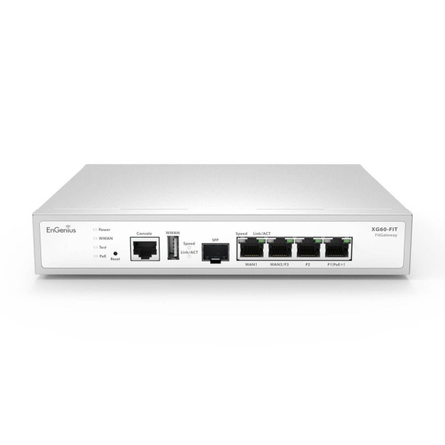 Роутер VPN 2 x GbE LAN & 2 x GbE WAN & 1 SFP port ENGENIUS XG60-FIT (1402A0380301)