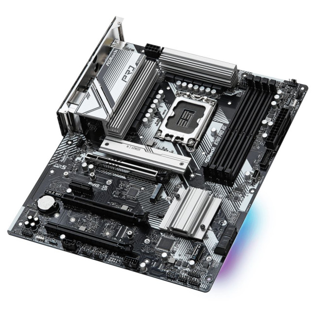 Mатеринська плата s1700 Intel B760 DP/HDMI/eDP 4xM.2 4xDDR5 2.5GbE LAN ATX ASROCK B760 PRO RS