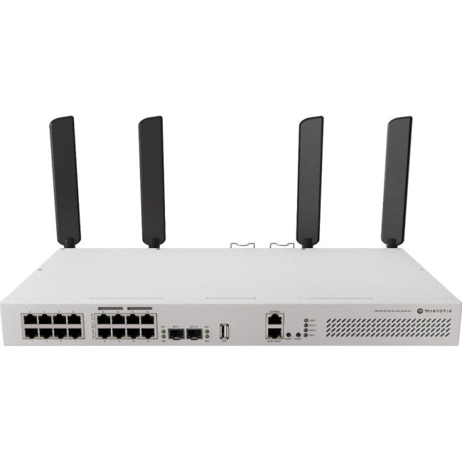 Комутатор Mikrotik CRS418-8P-8G-2S+5axQ2axQ-RM MIKROTIK CRS418-8P-8G-2S+5axQ2axQ-RM