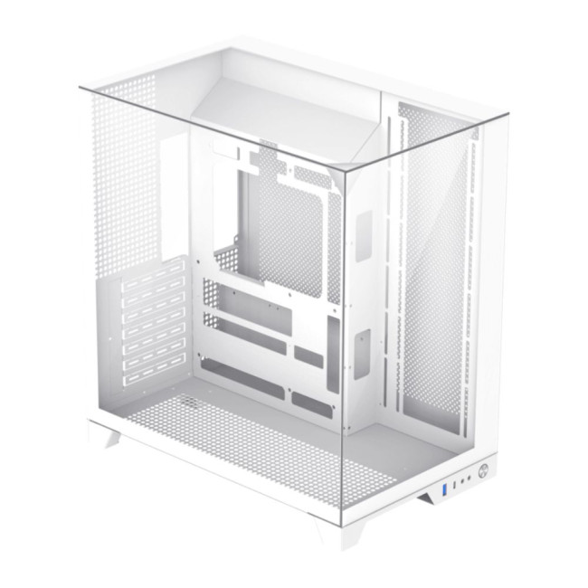 Корпус ATX без блока живлення, загартоване скло, ATX,M-ATX,ITX, VGA Card Length Up to 400mm GAMEMAX Infinity Plus WH