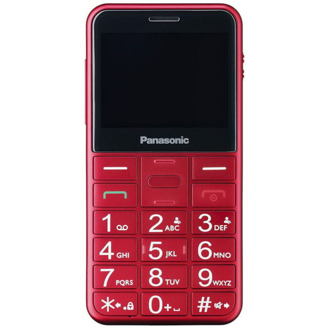 Мобільний телефон червоний PANASONIC KX-TU155EXRN