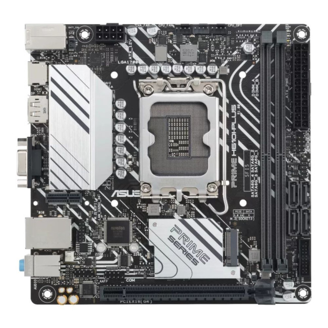 материнська плата s1700/2DDR5/VGA/HDMI/DP/1PCIe/4SATA/1M.2 ASUS PRIME H610I-PLUS-CSM