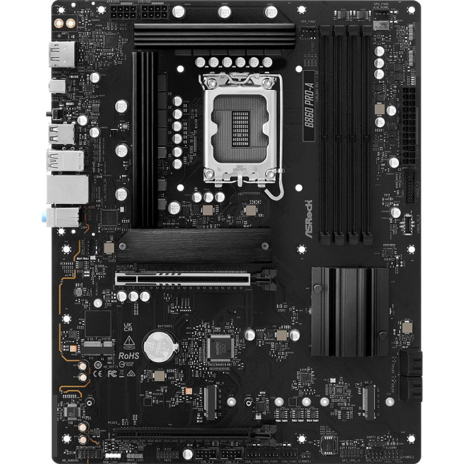 Mатеринська плата s1851 Intel B860 4xDDR5 DP/HDMI 3xM.2 2.5GbE LAN ATX ASROCK B860 PRO-A