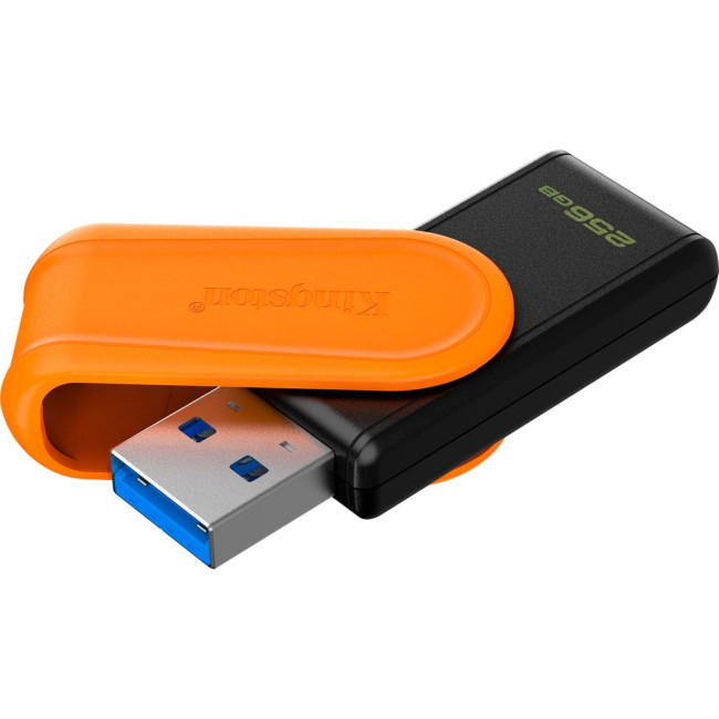 Флеш пам'ять256GB USB 3.2 Gen 1 DataTraveler Exodia S (Black + Orange) KINGSTON DTXS/256GB