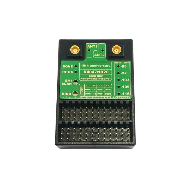 Приймач RMILEC T4047NB20 20Ch 400-470MHz UHF Long Range System LRS System receiver Remote Control RMILEC T4047NB20