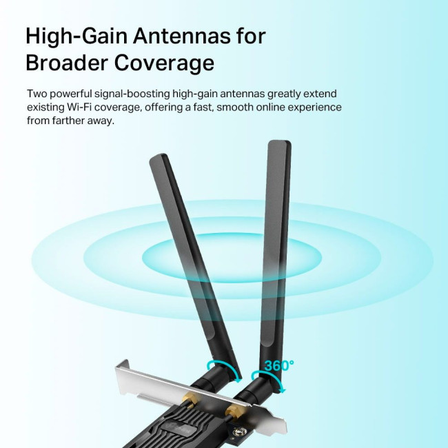 Бездротовий мережевий PCI-E адаптер TP-Link, Arche r TX20E TP-LINK Archer TX20E