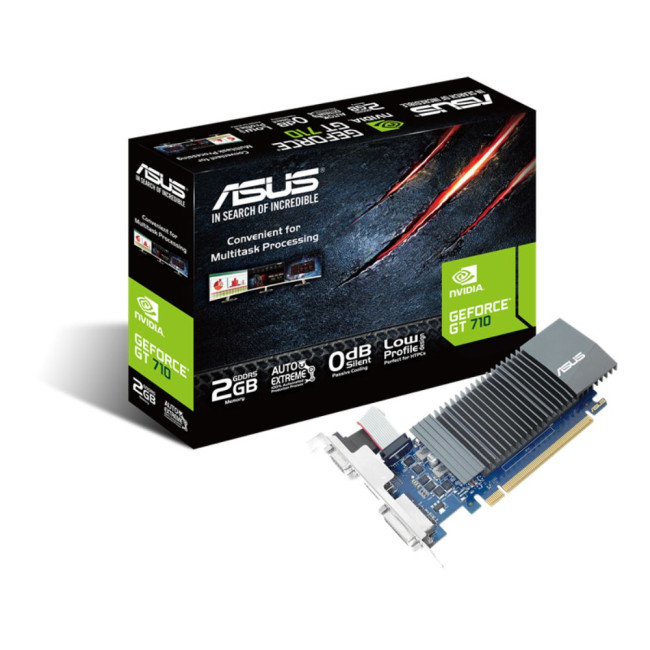 Відеокарта NVIDIA GT 710/SL/BRK/EVO/2GB/DDR5 ASUS GT710-SL-2GD5-BRK-EVO