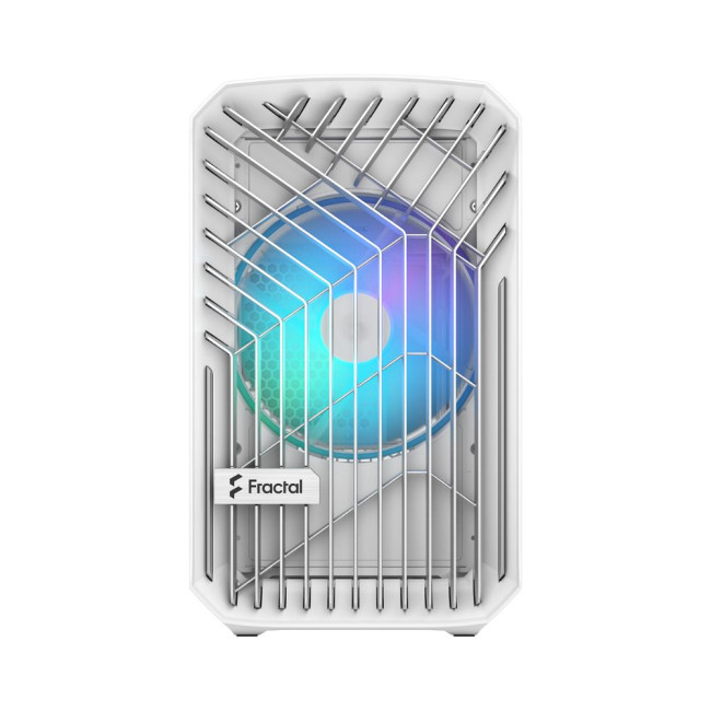 Корпус mini-ITX без БЖ, білий, скло Torrent Nano RGB White TG Clear FRACTAL DESIGN Torrent Nano RGB White TG clea (FD-C-TOR1N-05)