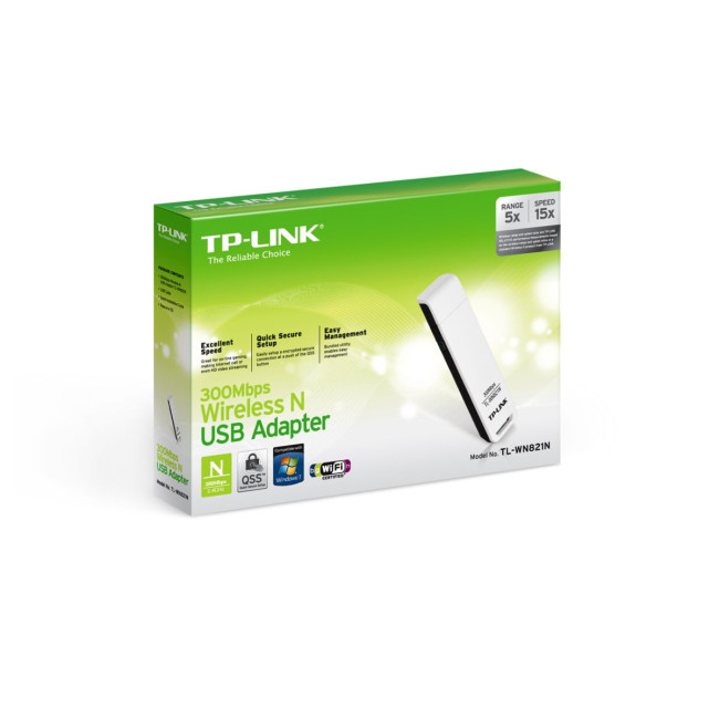 Мережевий ад-тер USB 300 Mbps TP-LINK TL-WN821N