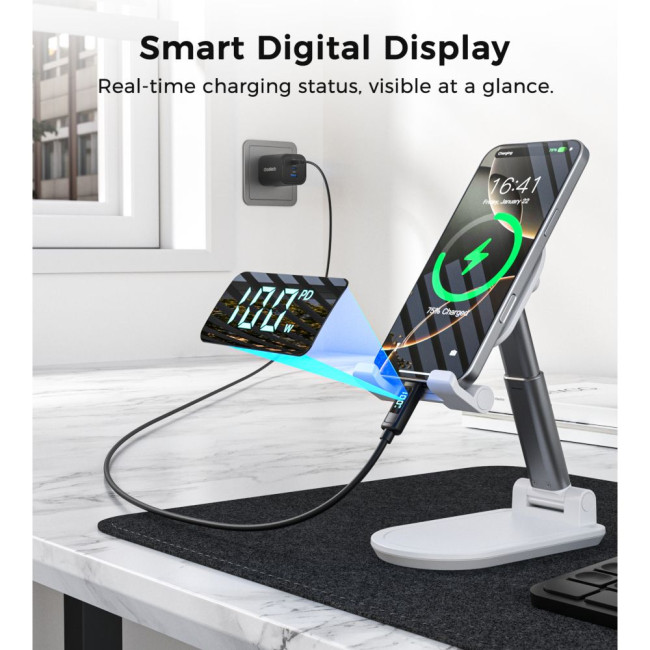 Силіконовий кабель PD100 Вт USB-C до USB-C для цифрового дисплея 1,2 м CHOETECH PD100W USB-C to USB-C 1.2m (XCC-1064)