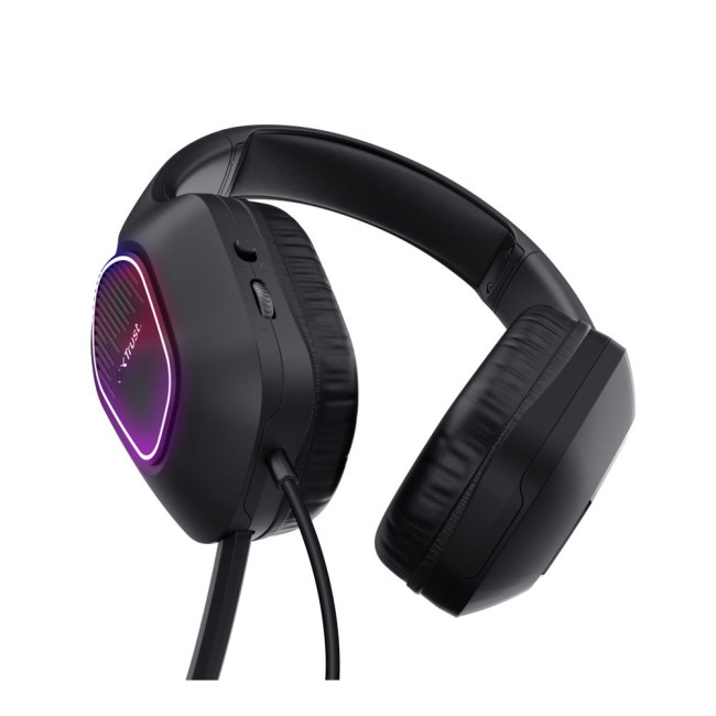 Гарнітура GXT 416 Zirox LED Headset Black TRUST GXT416 Zirox LED Headset Blk (25331)