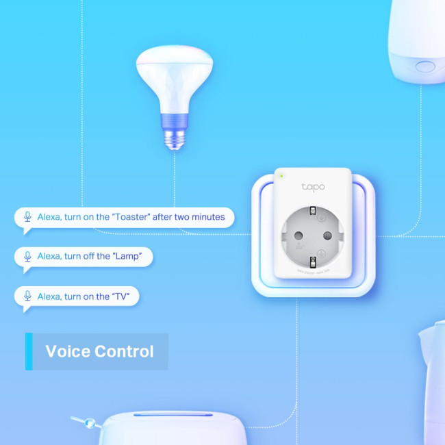 Розумна міні Wi-Fi розетка TP-Link, TP-LINK Tapo P100(2-pack)