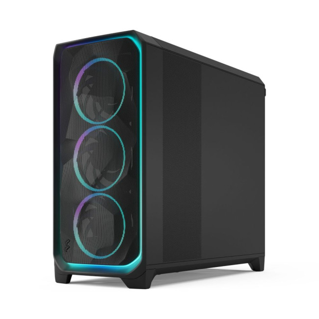 Корпус E-ATX без БЖ, RGB, чорний, затемнене скло Meshify 3 XL Ambience Pro RGB Black TG LT FRACTAL DESIGN Meshify 3 XL Ambience Pro RBTG (FD-C-MES3X-03)