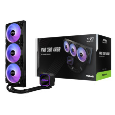 Система водяного охолодження CPU sAM5, AM4, 1851, 1700, Copper WB, PWM Fan 0-2100RPM, MAX 31dB(A), R ASROCK PRO 360 ARGB