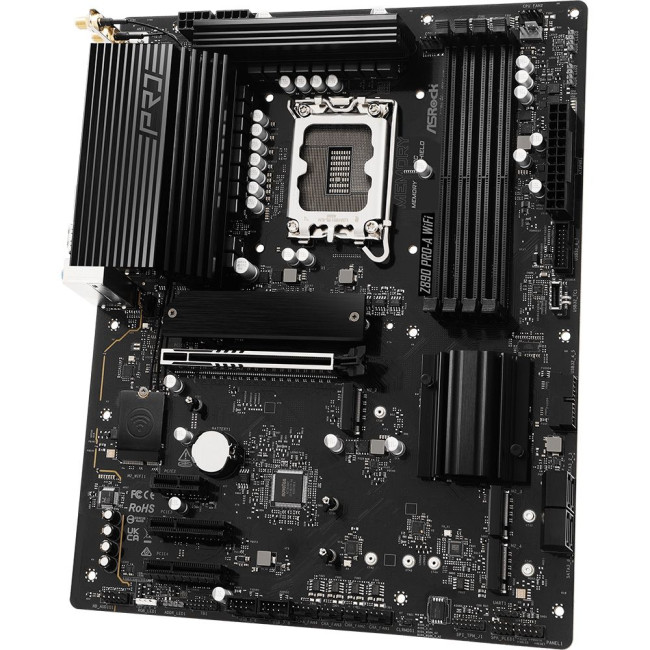 Mатеринська плата s1851 Intel Z890 HDMI/DP/TB4(USB4-C) 4xM.2 2.5GbE LAN ATX ASROCK Z890 PRO-A WIFI