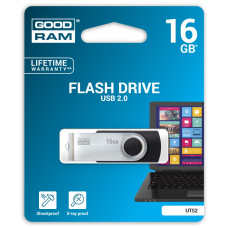Флеш пам'ять 16GB UTS2 Black 20R/5W USB 2.0 GOODRAM UTS2-0160K0R11