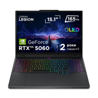 ноутбук 15.1_2K_OLED/i7-13650HX/32/1TB SSD/RTX 5060 8GB/DOS/BL_RGB/Eclipse black LENOVO Legion 5 15IRX10 (83LY00F0RA)