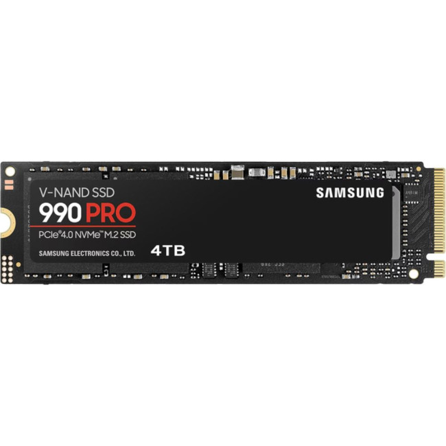 Накопичувач Samsung SSD 990 PRO 4TB PCIe 4.0 M.2 SAMSUNG 990 PRO 4TB PCIe 4.0, MZ-V9P4T (MZ-V9P4T0BW)