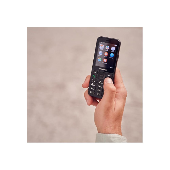 Мобільний телефон чорний PANASONIC KX-TU250EXB