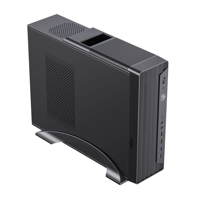 Корпус mATX з блоком живлення SFX  GS-400 80+ Bronze 2usb2.0+2usb3.0+Type-C+CR, slim odd window on f GAMEMAX ST-608-2U2-2U3-TYPE-C-CR-400W