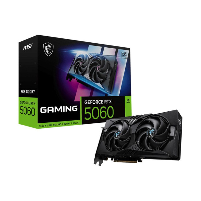 Відеокарта MSI NVIDIA GeForce RTX 5060 8G GAMING OC MSI RTX 5060 8G GAMING OC