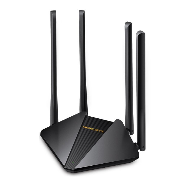 Бездротовий двосмуговий гігабітний маршрутизатор AC12004× Fixed External Antennas, 2× Gigabit LAN Po MERCUSYS MR30G