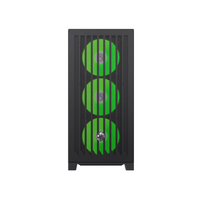 Корпус Tower E-ATX без блока живлення , загартоване скло E-ATX,ATX, M-ATX,ITX, Tempered Glass,Mesh,2 GAMEMAX LEADER 2 BK