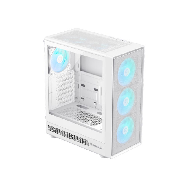 Корпус ATX без блока живлення , загартоване склоX,M-ATX,ITX   1*usb 3.0 + 1* usb 2.0  6 FAN Pre in GAMEMAX Storm 2 AW