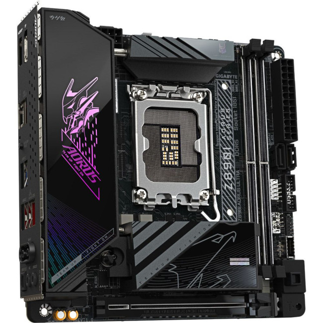 Mатеринська плата s1851 Intel Z890 HDMI/DP/TB4(USB4-C)  2xM.2 2.5GbE LAN mini-ITX GIGABYTE Z890I AORUS ULTRA