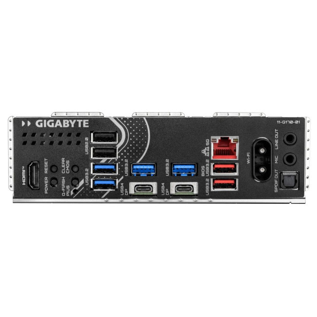 Mатеринська плата sAM5 AMD X870E HDMI/2xUSB4 4xM.2 5GbE LAN mATX GIGABYTE X870E EAGLE WIFI7