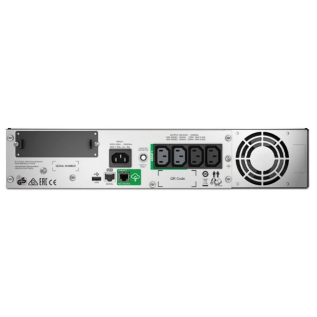 ДБЖ 700W/1000VA,L-I,USB,LCD,Smart Slot,SmartConnect,RM 2U APC SMT1000RMI2UC