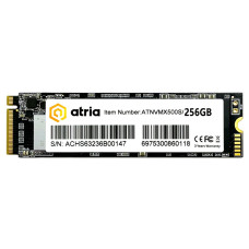 накопичувач M.2 256GB X500S NVMe PCIe 3.0  NVMe ATRIA ATNVMX500S/256