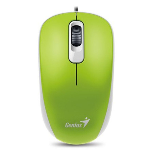 миша дротова USB Green 1000dpi GENIUS DX-110 (31010116105)