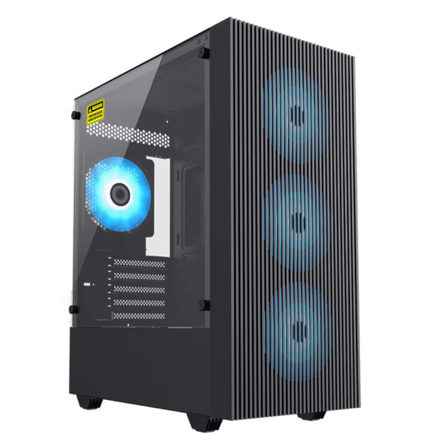 Корпус Micro ATX без блока живлення, закалене скло GAMEMAX Edge