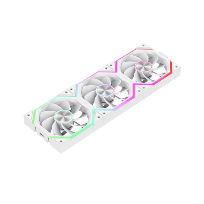 Кулер для корпусу KIT 3*120мм 3pin AURA (M/F)&4pin PWM, Revers Air Flow58,6 CFM Static Air Pressure1 GAMEMAX FN12A-N2 WL-RW