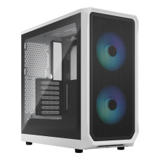 Корпус ATX без БЖ, білий, скло Focus 2 RGB White TG ClearTint FRACTAL DESIGN Focus 2 RGB White TG ClearTint (FD-C-FOC2A-04)