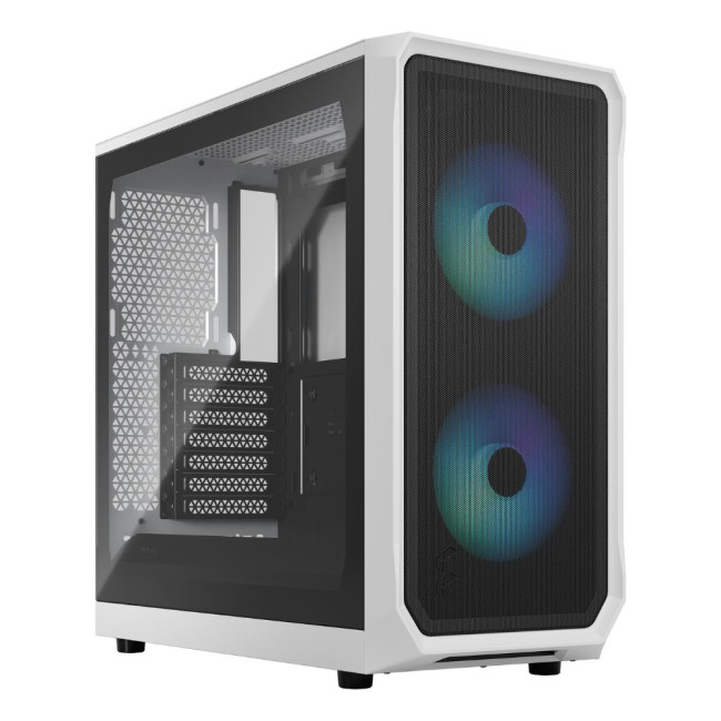 Корпус ATX без БЖ, білий, скло Focus 2 RGB White TG ClearTint FRACTAL DESIGN Focus 2 RGB White TG ClearTint (FD-C-FOC2A-04)