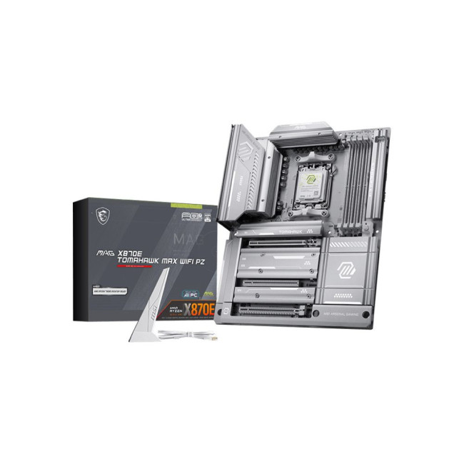 материнська плата sAM5/4DDR5/HDMI/2USB4/4PCIe/4M.2/4SATA/LAN5Gb MSI MAG X870E TOMAHAWK MAX WIFI PZ