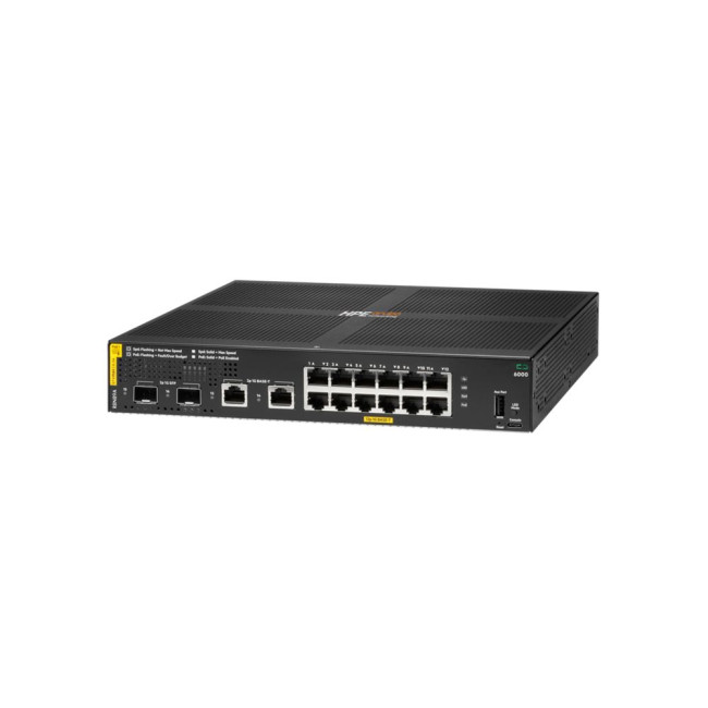Комутатор Aruba 6000 12G Class4 PoE 2G/2SFP 139W S witch HPE R8N89A