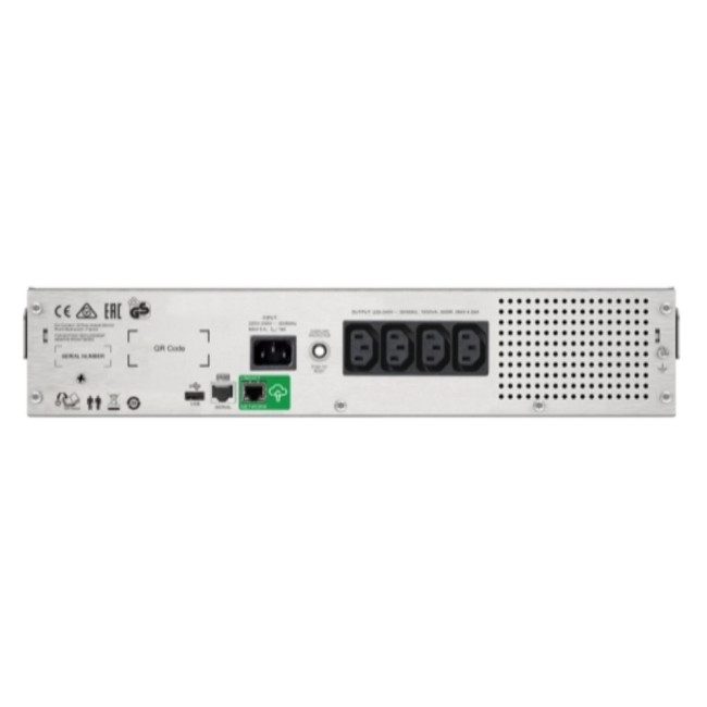 ДБЖ 600W/1000VA,L-I,USB,LCD,SmartConnect,RM2U APC SMC1000I-2UC