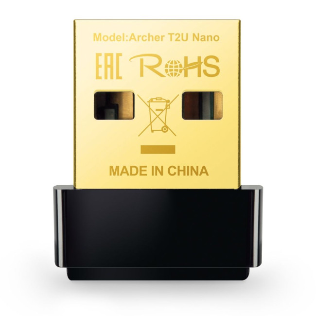 Бездротовий двохдіапазонний мережевий USB-адаптер TP-LINK Archer T2U Nano