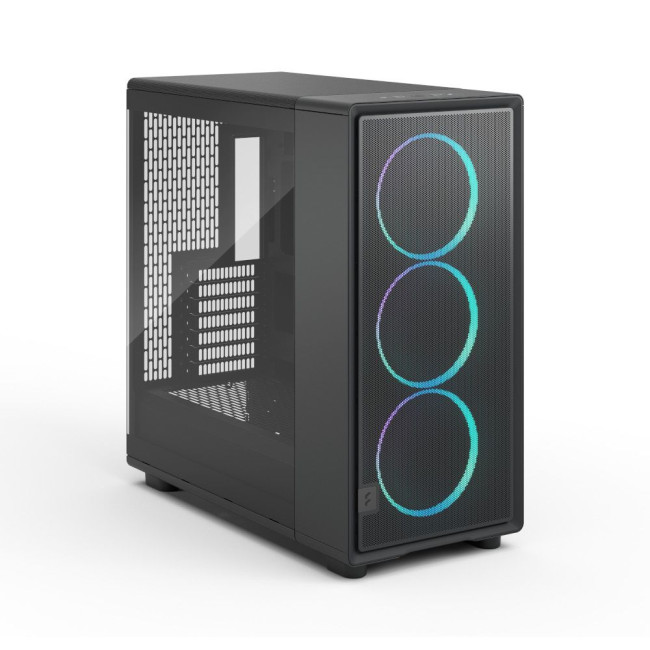 Корпус E-ATX (до 275 мм) без БЖ, чорний, скло,RGB, підтримка BTF, Epoch XL Black TG RGB Light tint FRACTAL DESIGN Epoch XL Black TG RGB LT (FD-C-EPO1X-04)