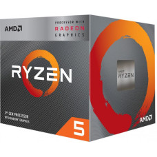 Процесор AMD Ryzen 5 3400GSocket AM4/3.6GHz/45-65W/L3:4M/4C/Box AMD Ryzen 5 3400G BOX s-AM4 (YD3400C5FHBOX)