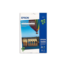 Фотопапір A4 преміум-класу напівглянцевий, 251 г/м², 20 аркушів EPSON A4 Premium Semigloss Photo Pap (C13S041332)