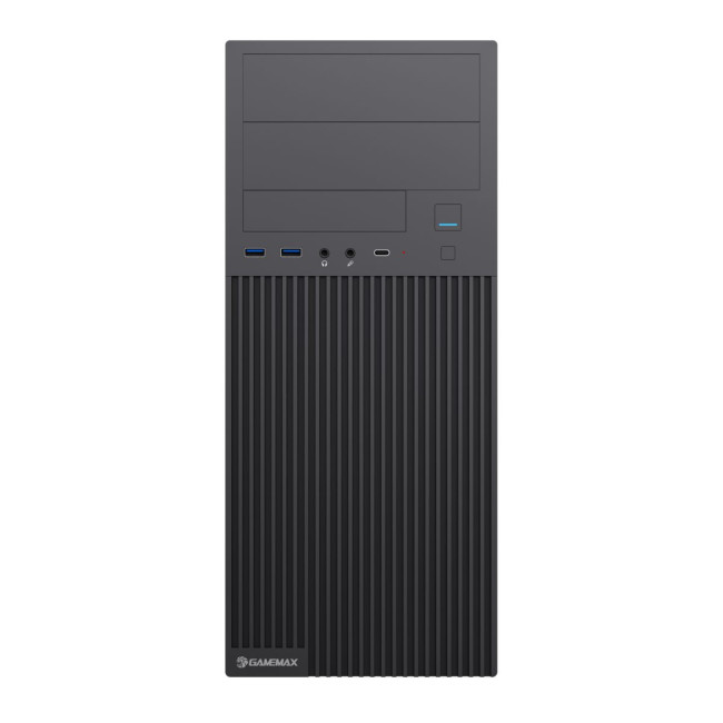 Корпус ATX без блока живлення   2usb 3.0_  type-C_HD audio GAMEMAX ET-215-NP-2U3TYC