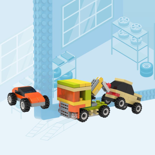 Набір конструктор Auto для KidsTV, 568 деталей KIVI KAU32M