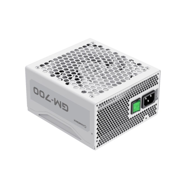 Блок живлення ATX 700W,80+Bronze, вентилятор 140 мм, повністю модульний, білий, коробочний GAMEMAX GM-700 Modular white