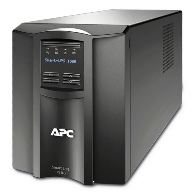 ДБЖ 1000W/1500VA,L-I,USB,LCD,Smart Slot,SmartConnect APC SMT1500IC