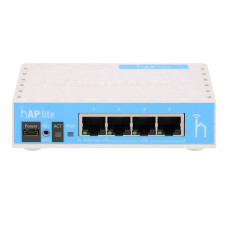 Роутер hAP Lite with desktop enclosure (RouterOS L4) MIKROTIK RB941-2nD